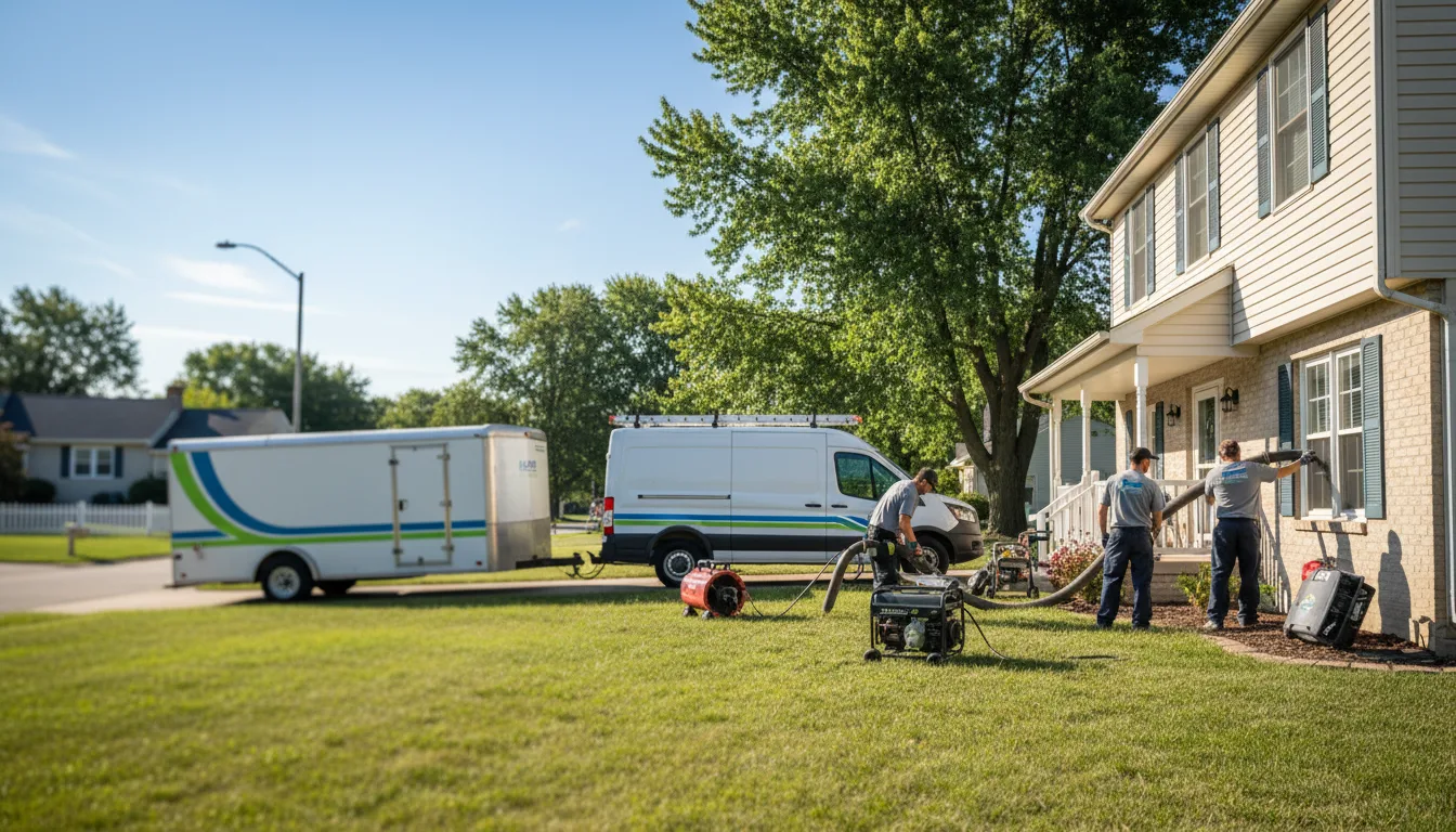 Flooded Basement Restoration And Cleanup With Repair in Elmwood, NE near me